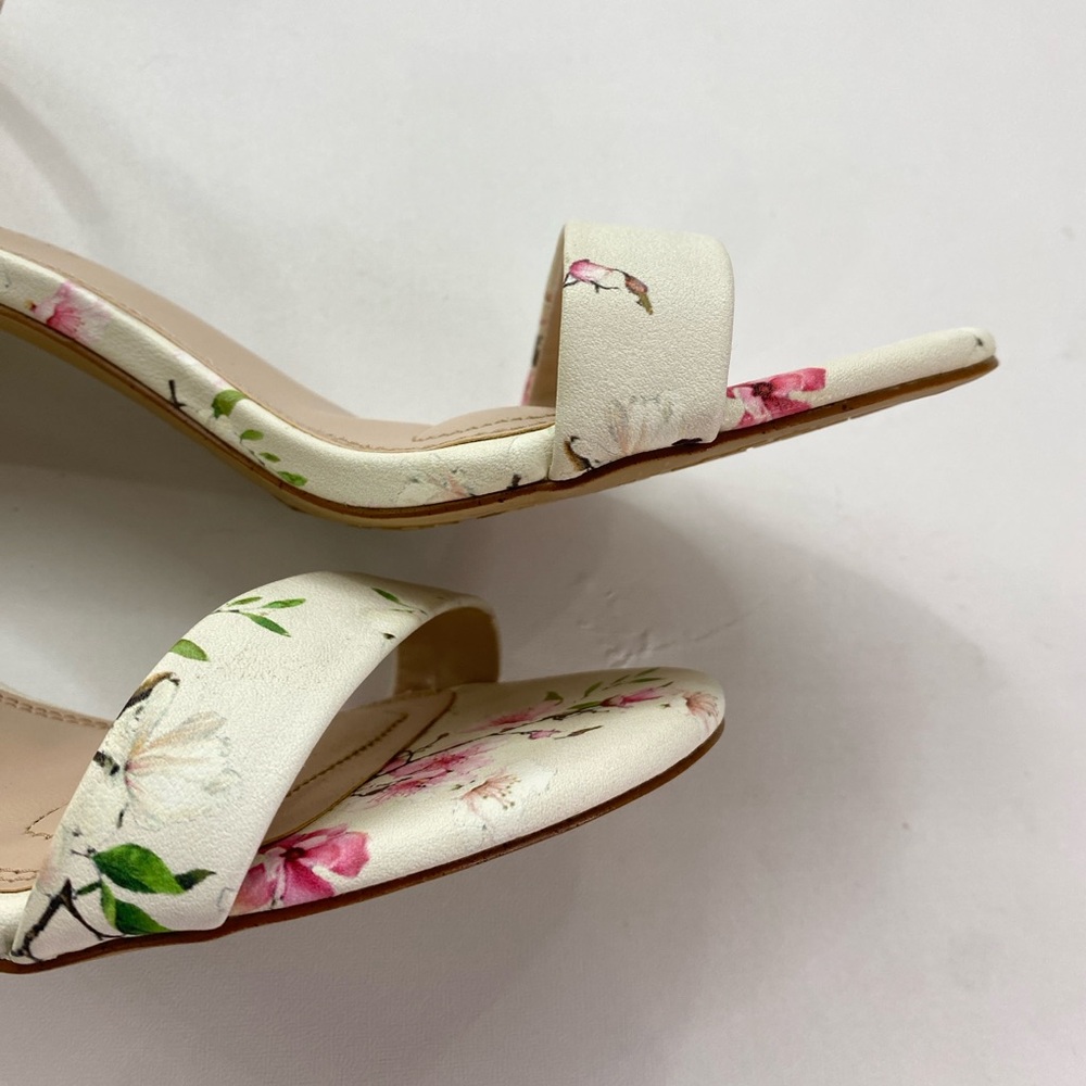 Kelly & Katie Floral Women's 3” Heels Cream Pink size 8 shoes sandals wedding - Picture 11 of 12